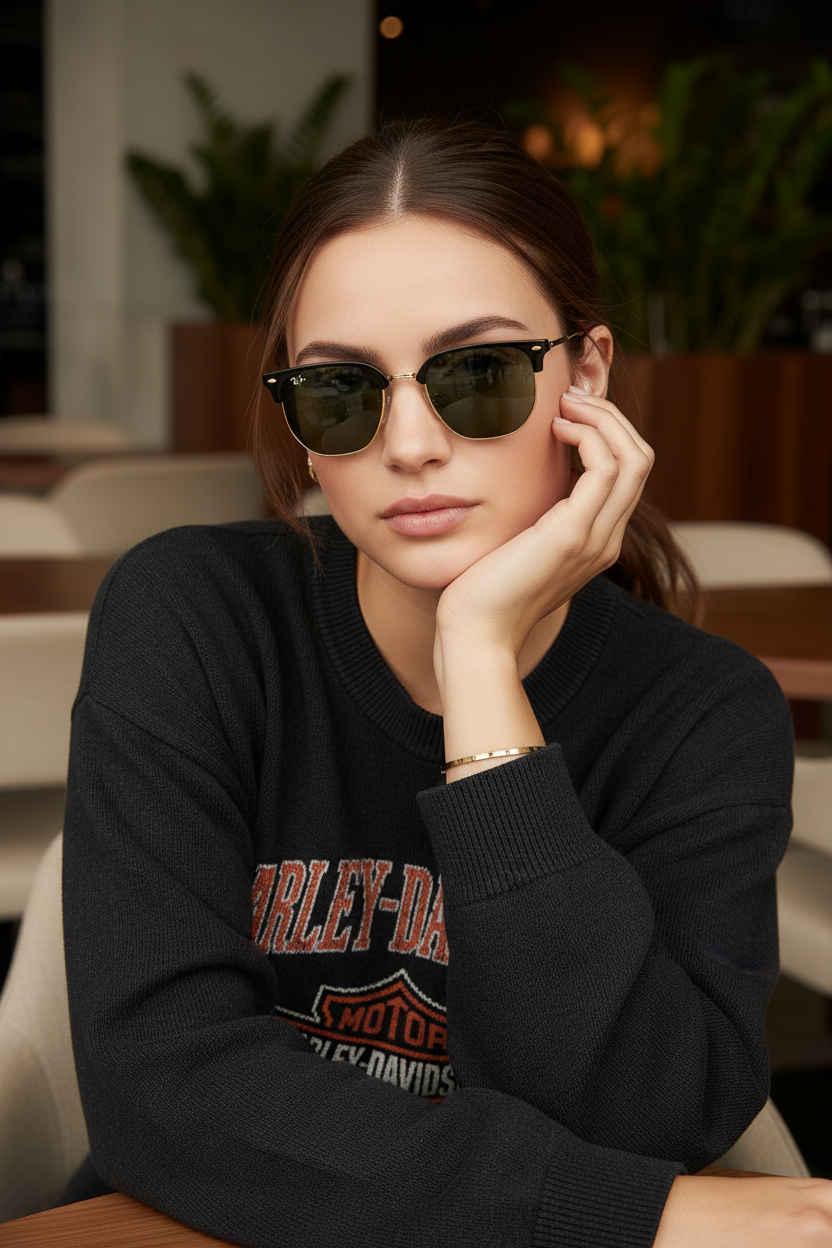 RAYBAN New Club Master Arista Green - 7155