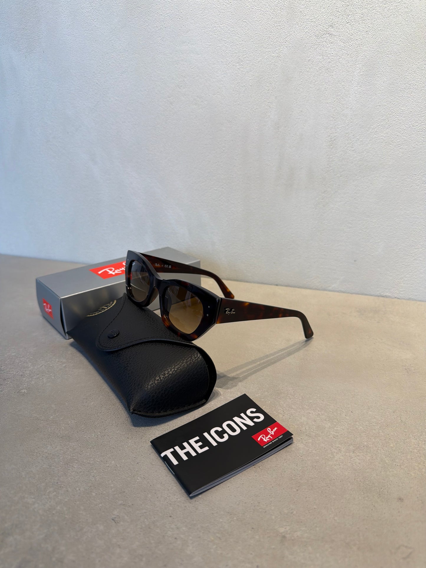 RAYBAN ZENA BIO-BASED Brown Polished Havana - 7164