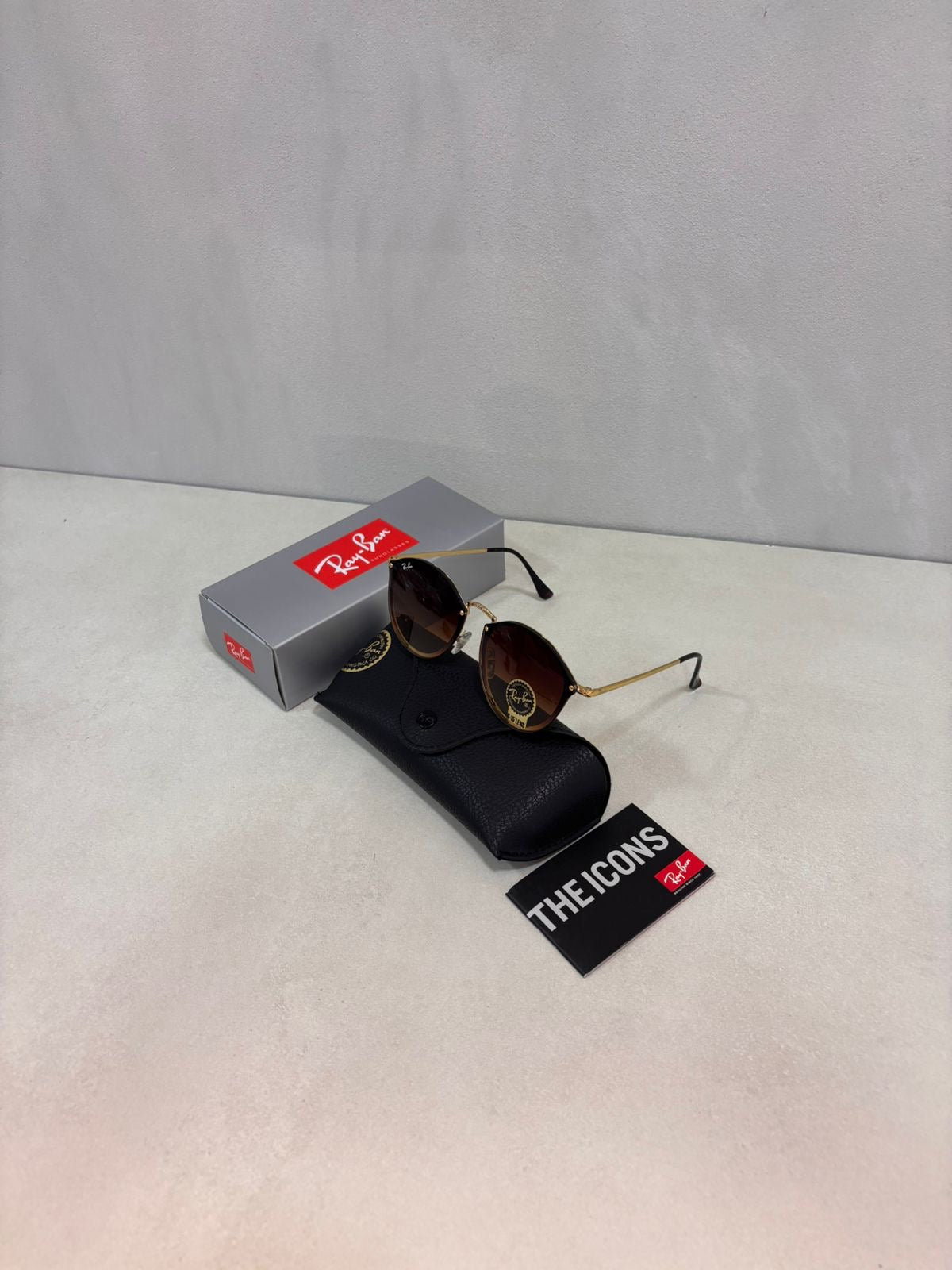 Round Blaze Gradient Brown