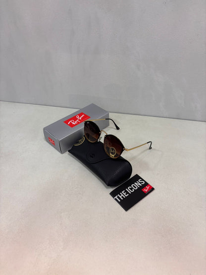 Round Blaze Gradient Brown