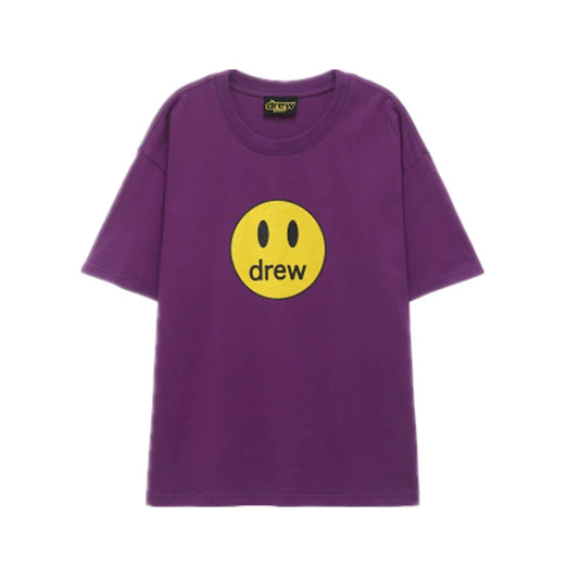 Camiseta Drew House Smiley Logo Morada