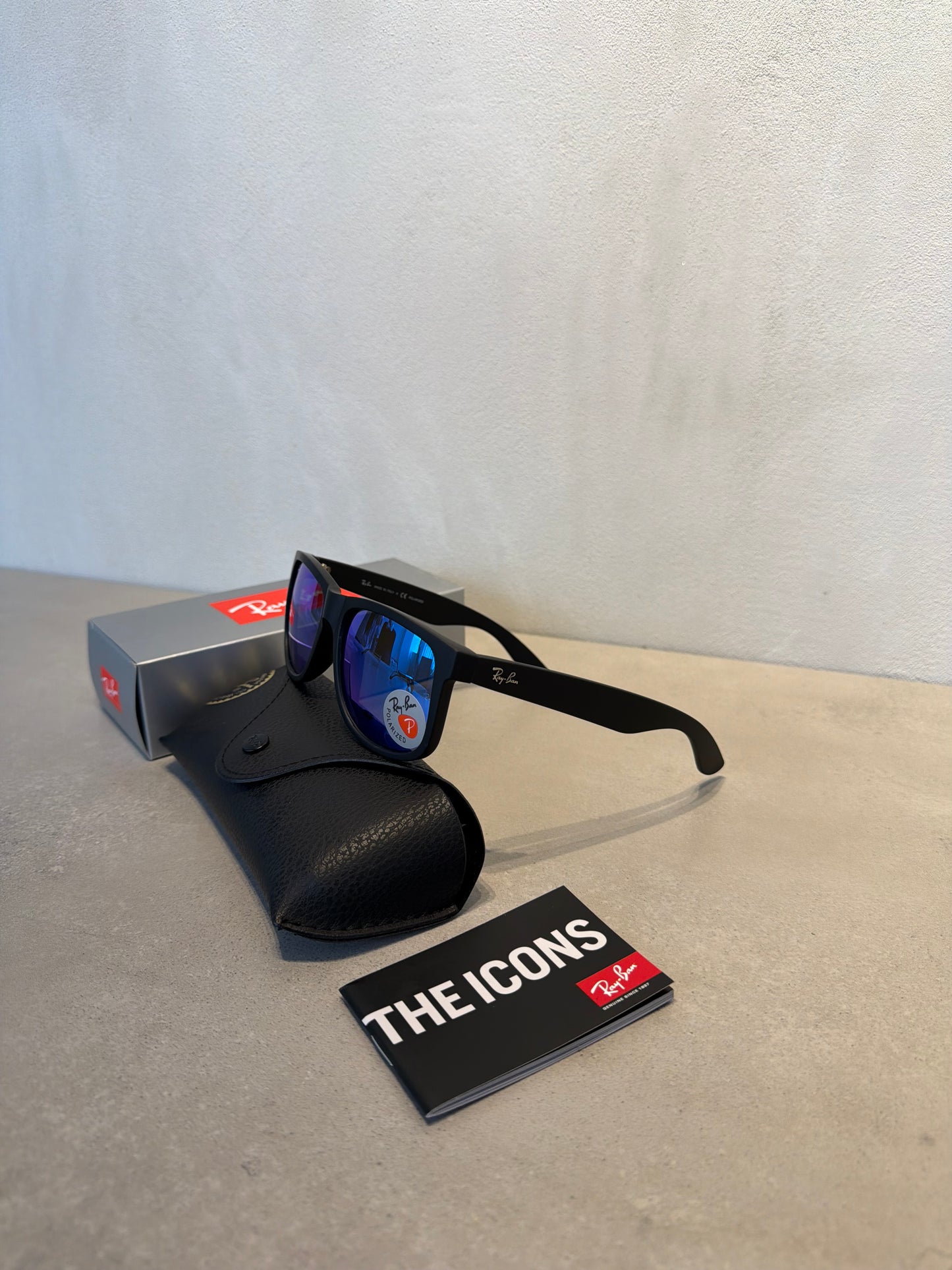 RAYBAN JUSTIN BLUE POLARIZED -