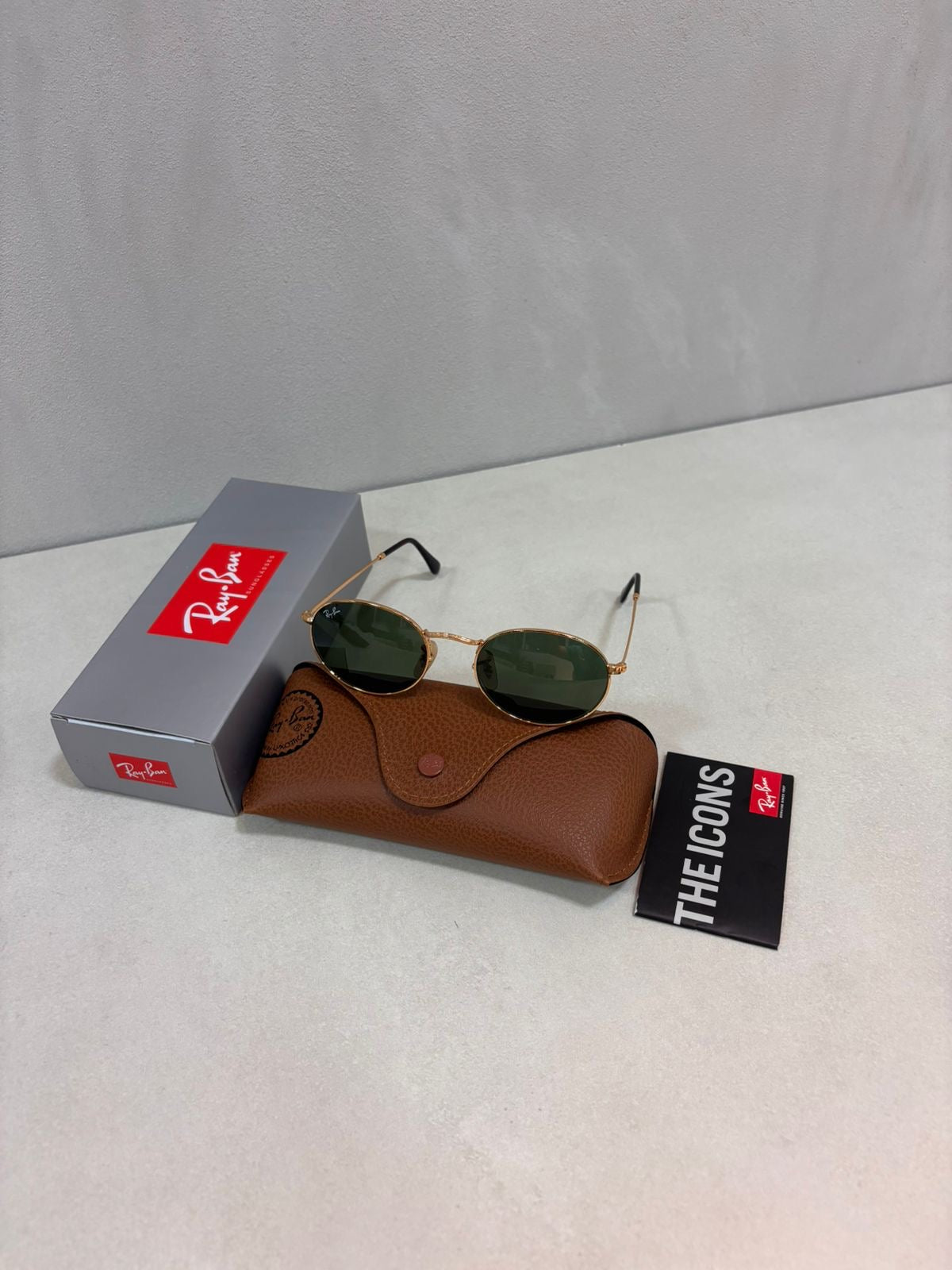 RAYBAN Oval Arista Green -7033