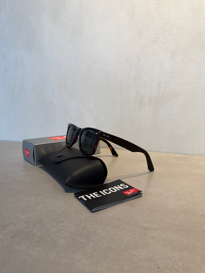 RAYBAN Wayfarer Tortoise Polarized Green -7044