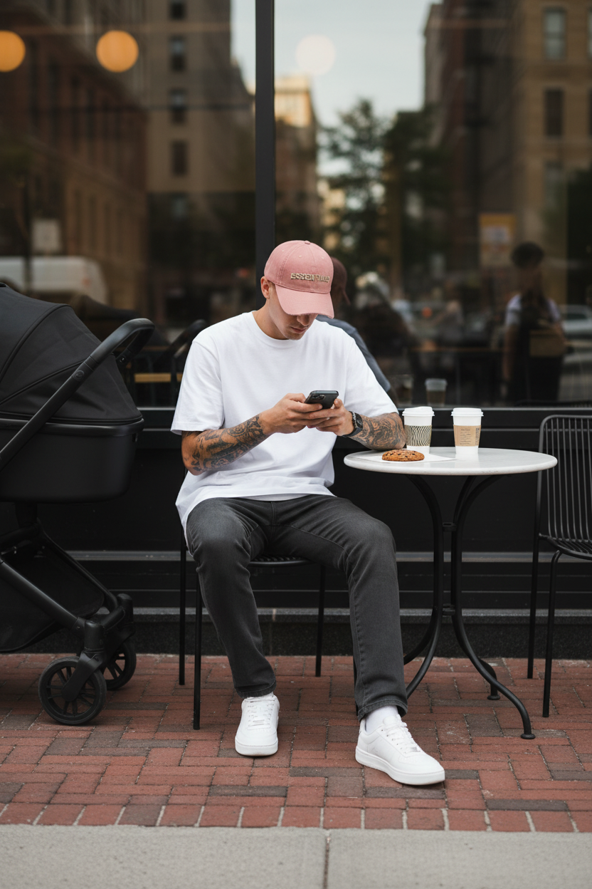 Gorra ESSENTIALS DUPE - Rosa - 7129