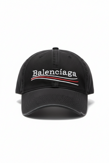 Gorra Balenciaga DUPE - Negra Parches - 7133