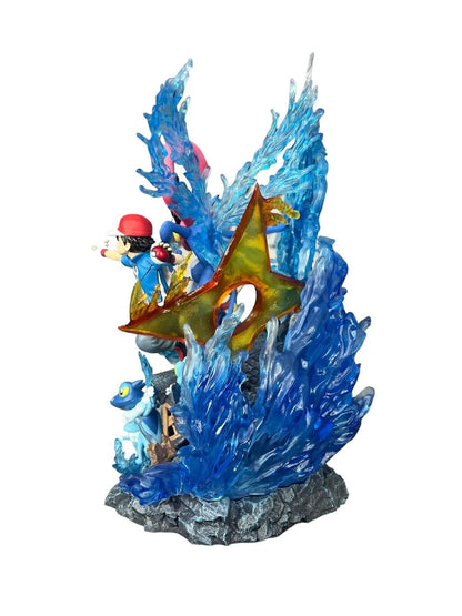 Figura Lampara Greninja -Ash 30cm Pokémon