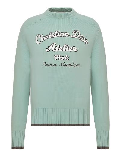 Dior Christian Dior Atelier Sweater Verde Agua