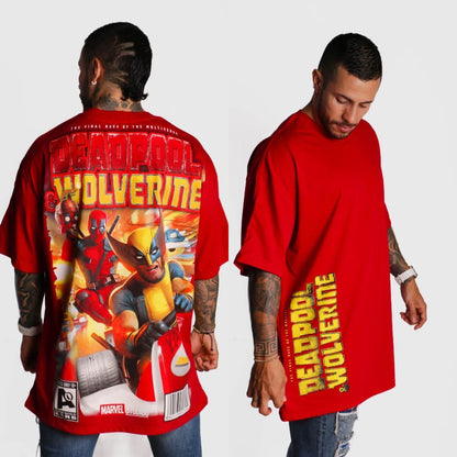 Camiseta Oversize Deadpool & Wolverine