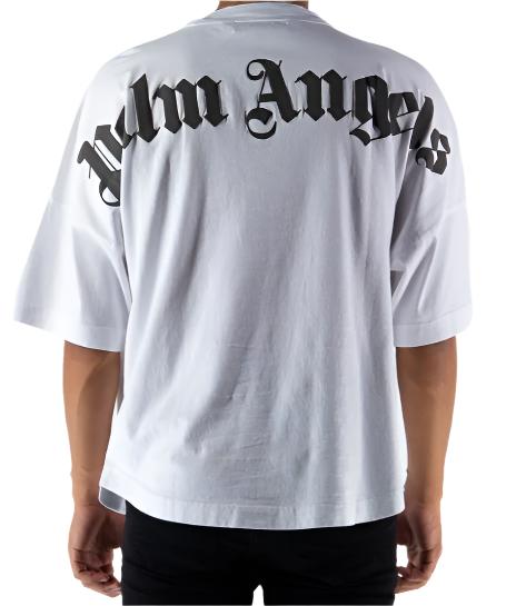 Camiseta Palm Angels Blanca Oversize