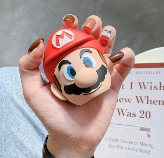 Estuche Para AirPods 1/2 Generación - Mario Bross