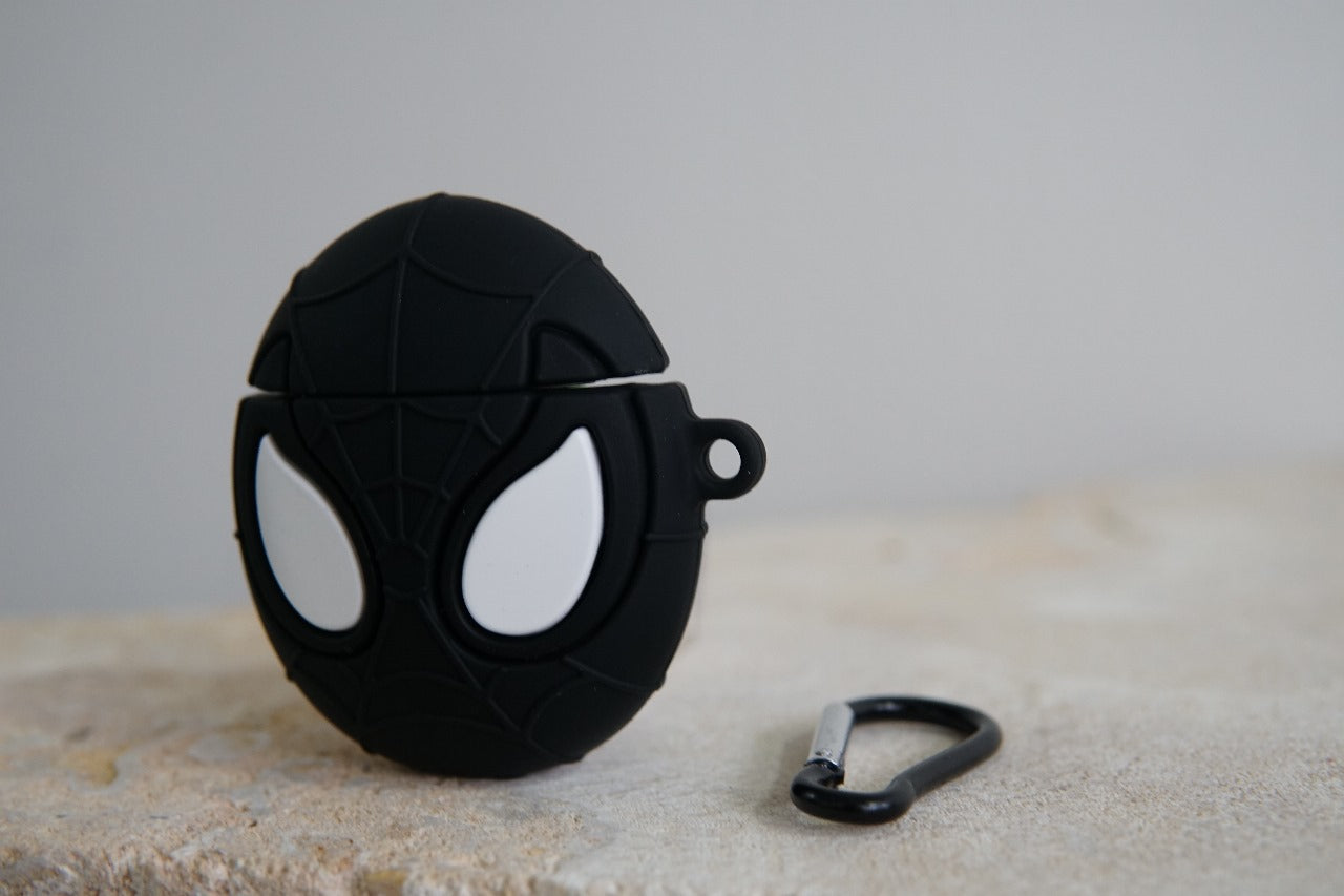 Estuche Para AirPods 1/2 Generación - Spiderman Negro