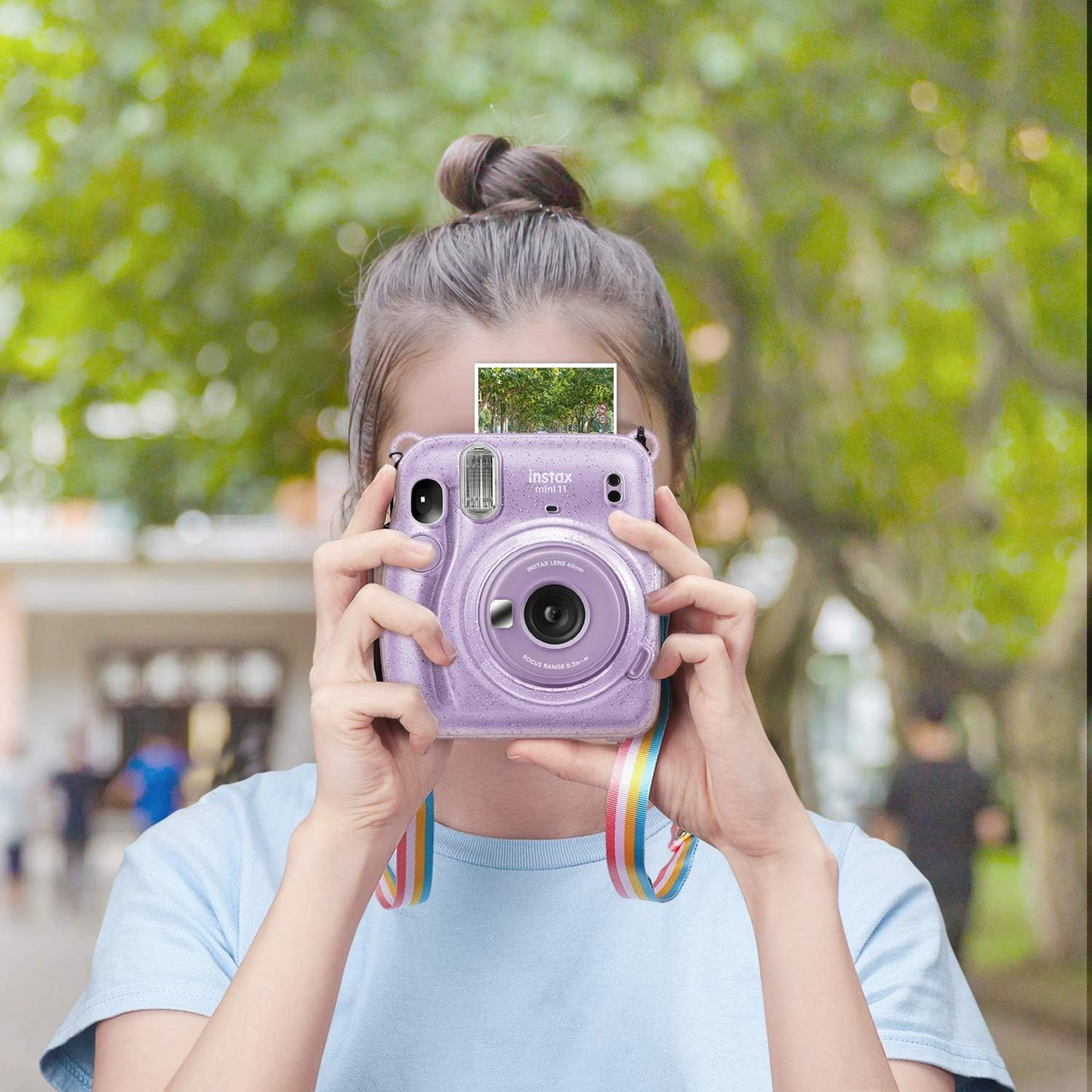 Estuche Escarchado Para Cámara Instantanea (Instax Mini 11)