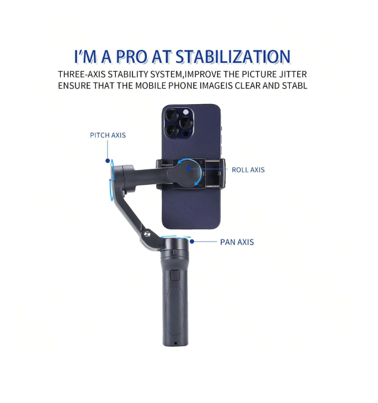 Estabilizador de Teléfono F5 Plus - 3 Axis Foldable Gimbal