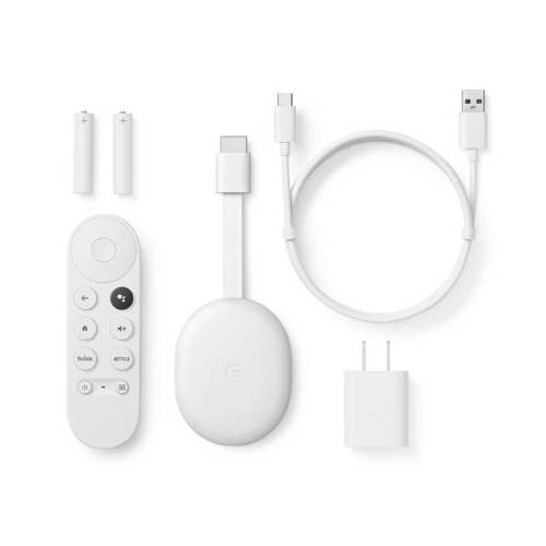 Dispositivo Streaming Chromecast TV 4k - 4th Generación Google / Blanco