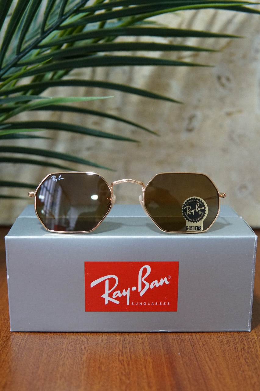 Lentes RayBan Octogonal Classic - 0RB3556N - Arista Brown