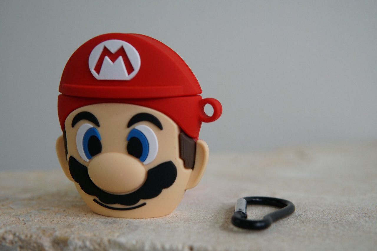 Estuche Para AirPods 1/2 Generación - Mario Bross