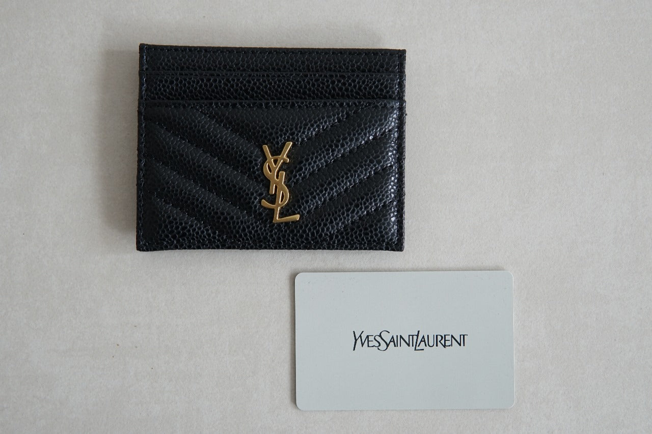 Wallet De Cuero Yves Saint Laurent