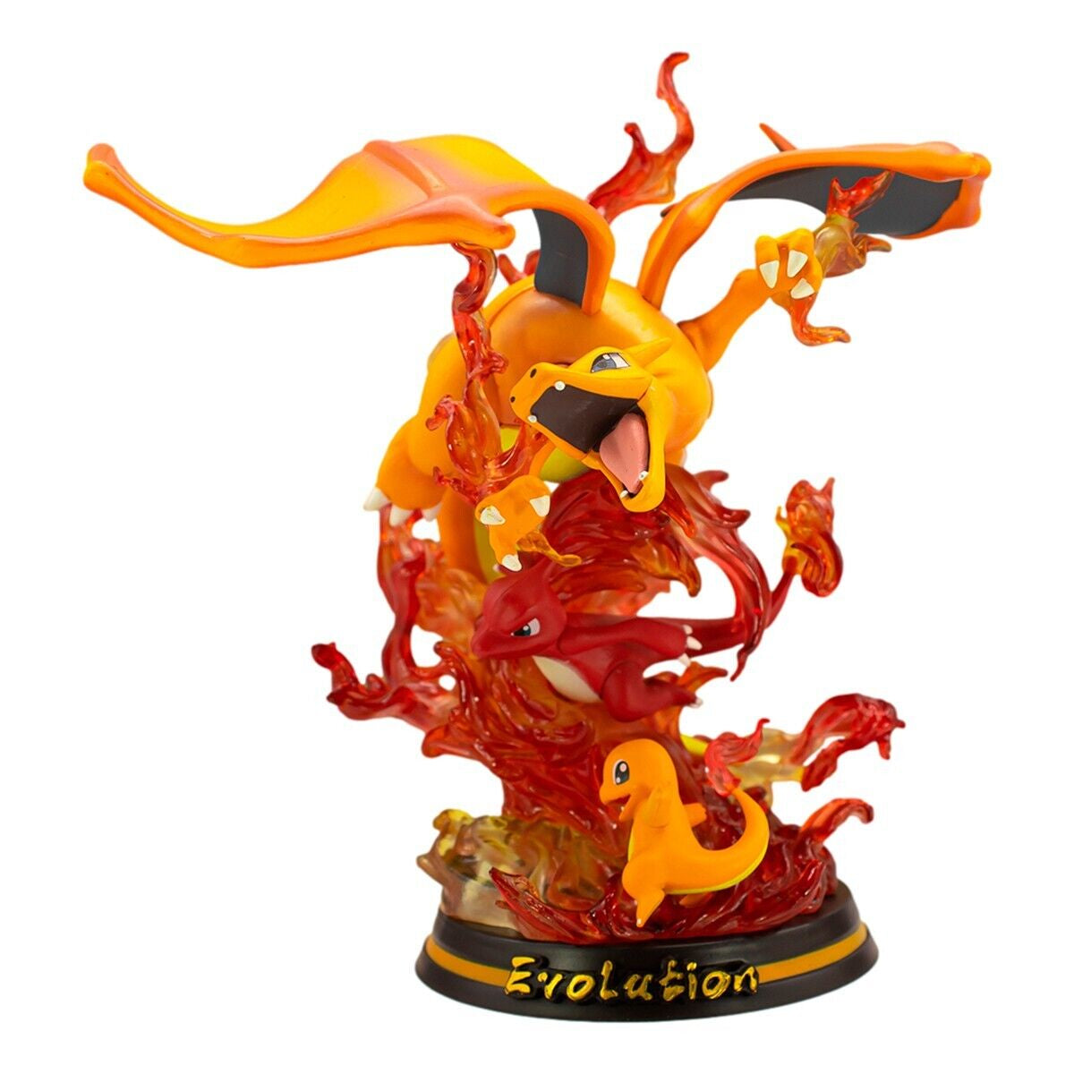 Figura Evolución de Charmander, Charmeleon y Charizard - Pokemón