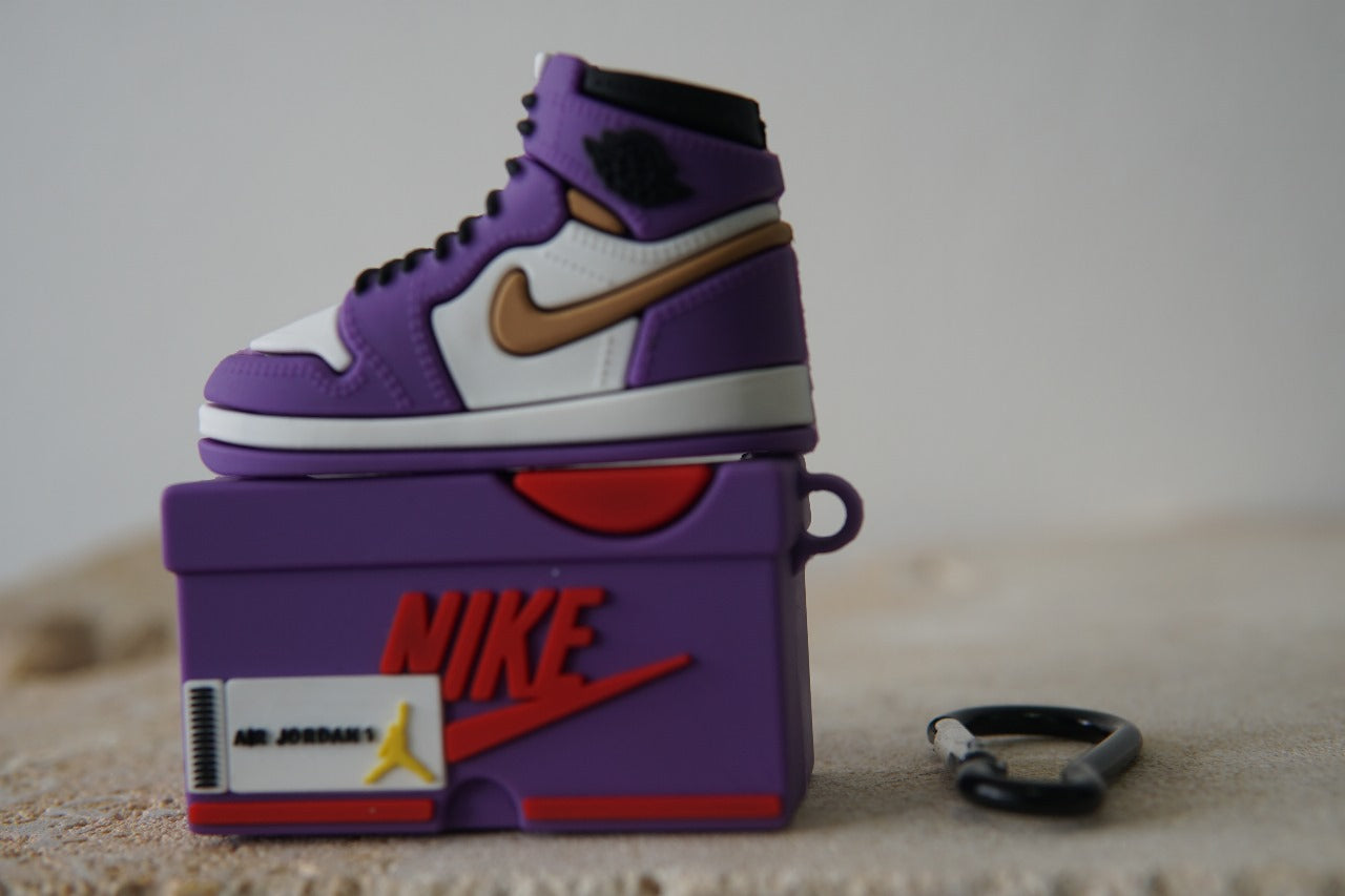 Estuche Para AirPods 3era Generación Air Jordan 1 Morado