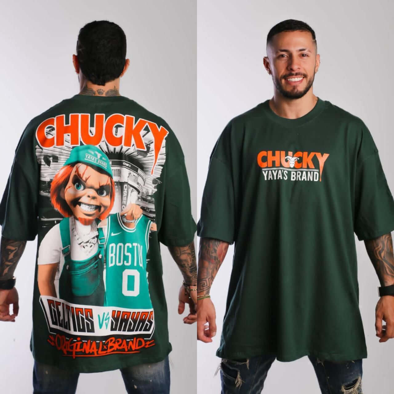 Camiseta Oversize Yaya's Boston Chucky