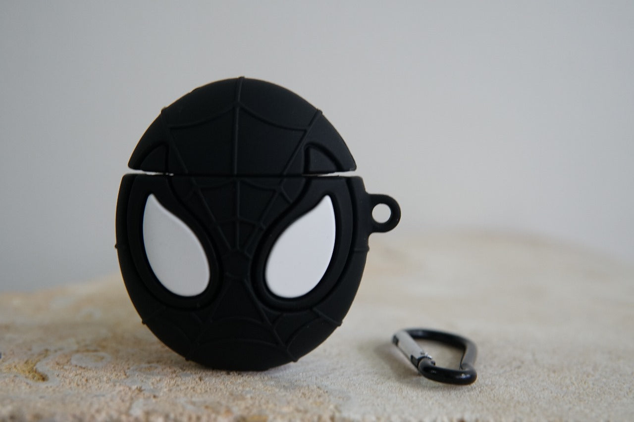 Estuche Para AirPods 1/2 Generación - Spiderman Negro