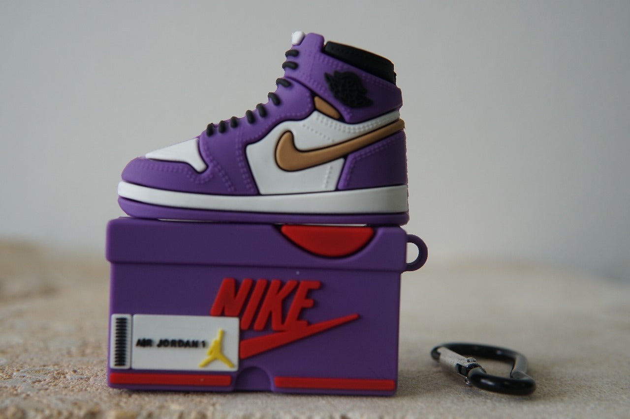 Estuche Para AirPods 3era Generación Air Jordan 1 Morado