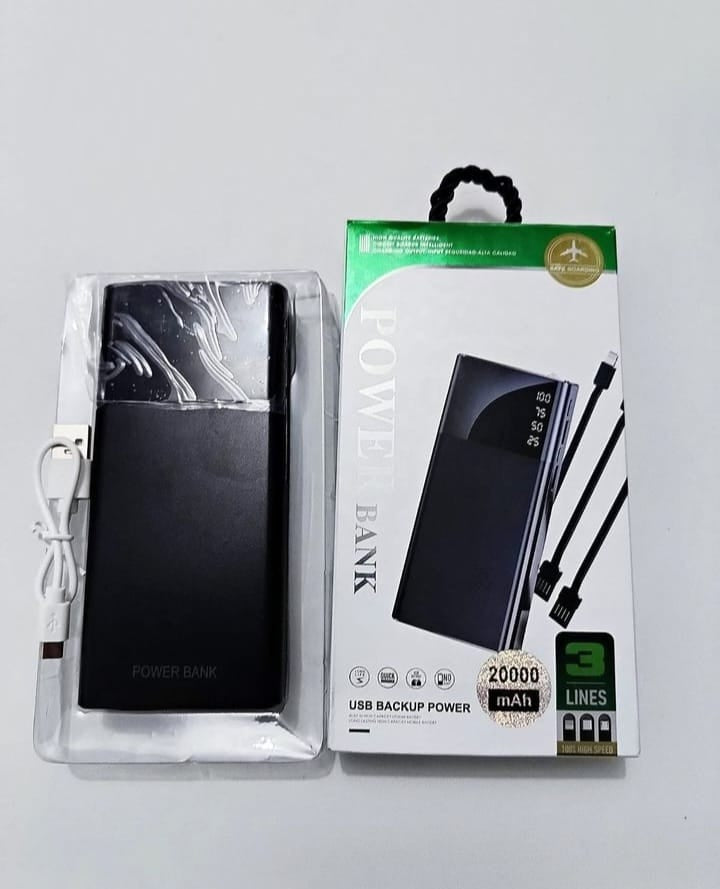 Bateria Power Bank 20000 mAh - HJX DX