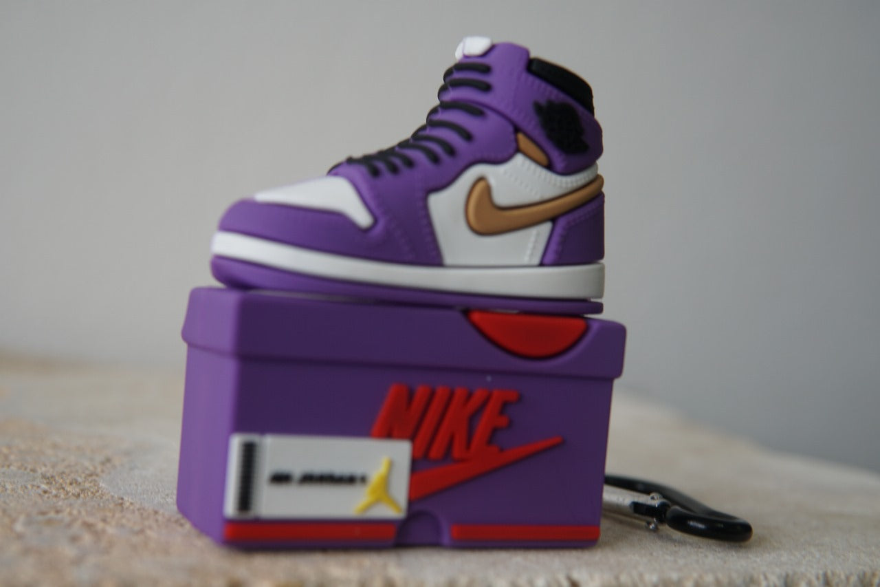 Estuche Para AirPods 3era Generación Air Jordan 1 Morado