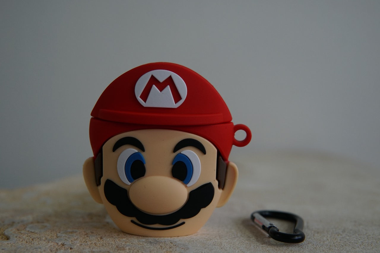 Estuche Para AirPods 1/2 Generación - Mario Bross