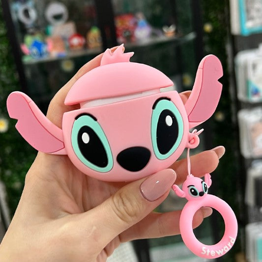 Estuche Para AirPods Pro Stich Rosa