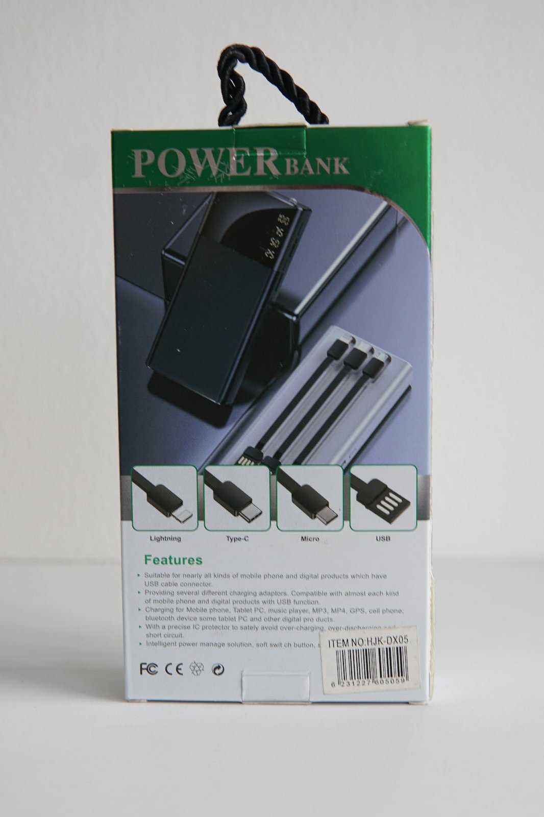 Bateria Power Bank 20000 mAh - HJX DX