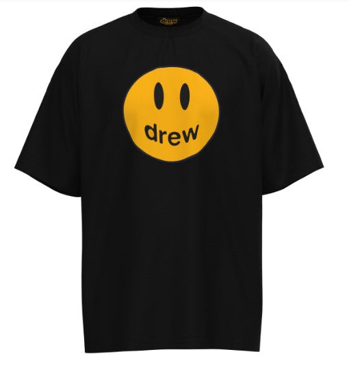 Camiseta Drew House Smiley Logo Negra