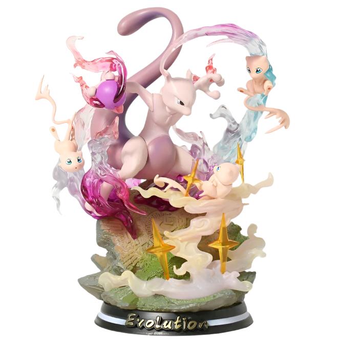 Figura Coleccionable de Mewtwo y sus Evoluciones - Pokemón