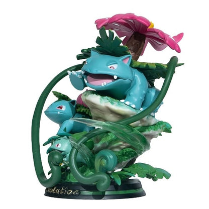 Figura de Bulbasaur y Sus Evoluciones - Pokemón