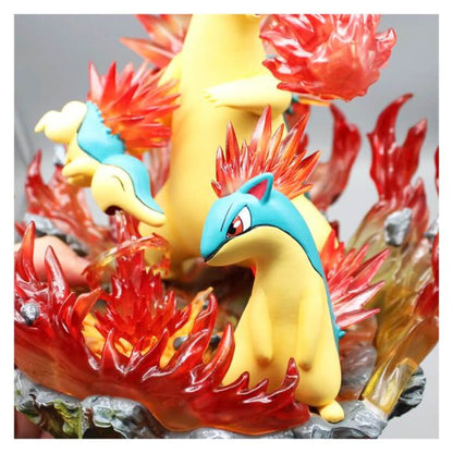 Figura Evolución Typhlosion, Quilava & Cyndaquil - Pokémon