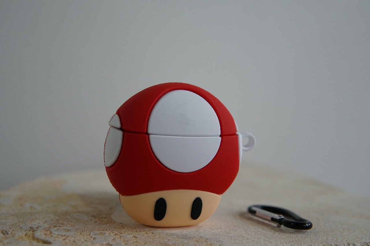 Estuche Para AirPods 1/2 Generación - Hongo De Mario