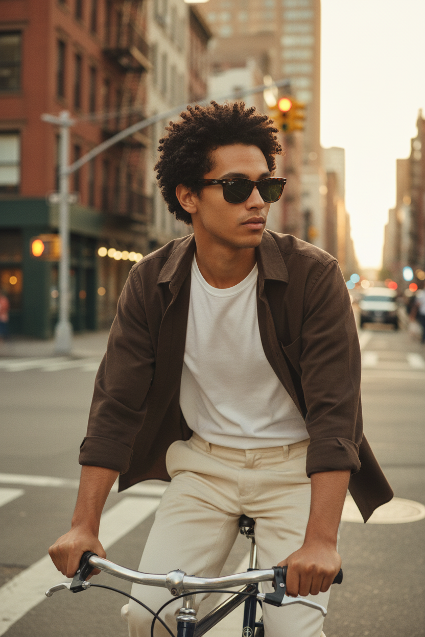 New Wayfarer Tortoise Polarized Green -7027