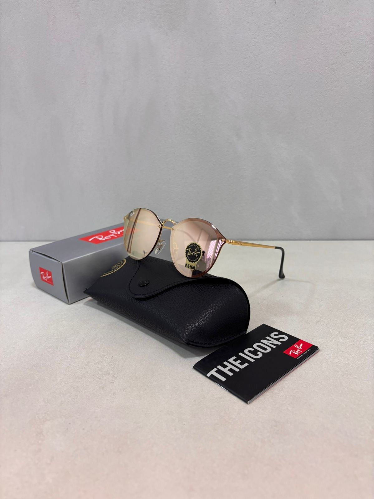 Round Blaze Mirror Pink