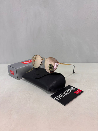 Round Blaze Mirror Pink