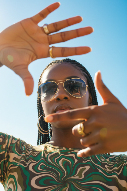 RAYBAN Aviador Gradient Blue -7001