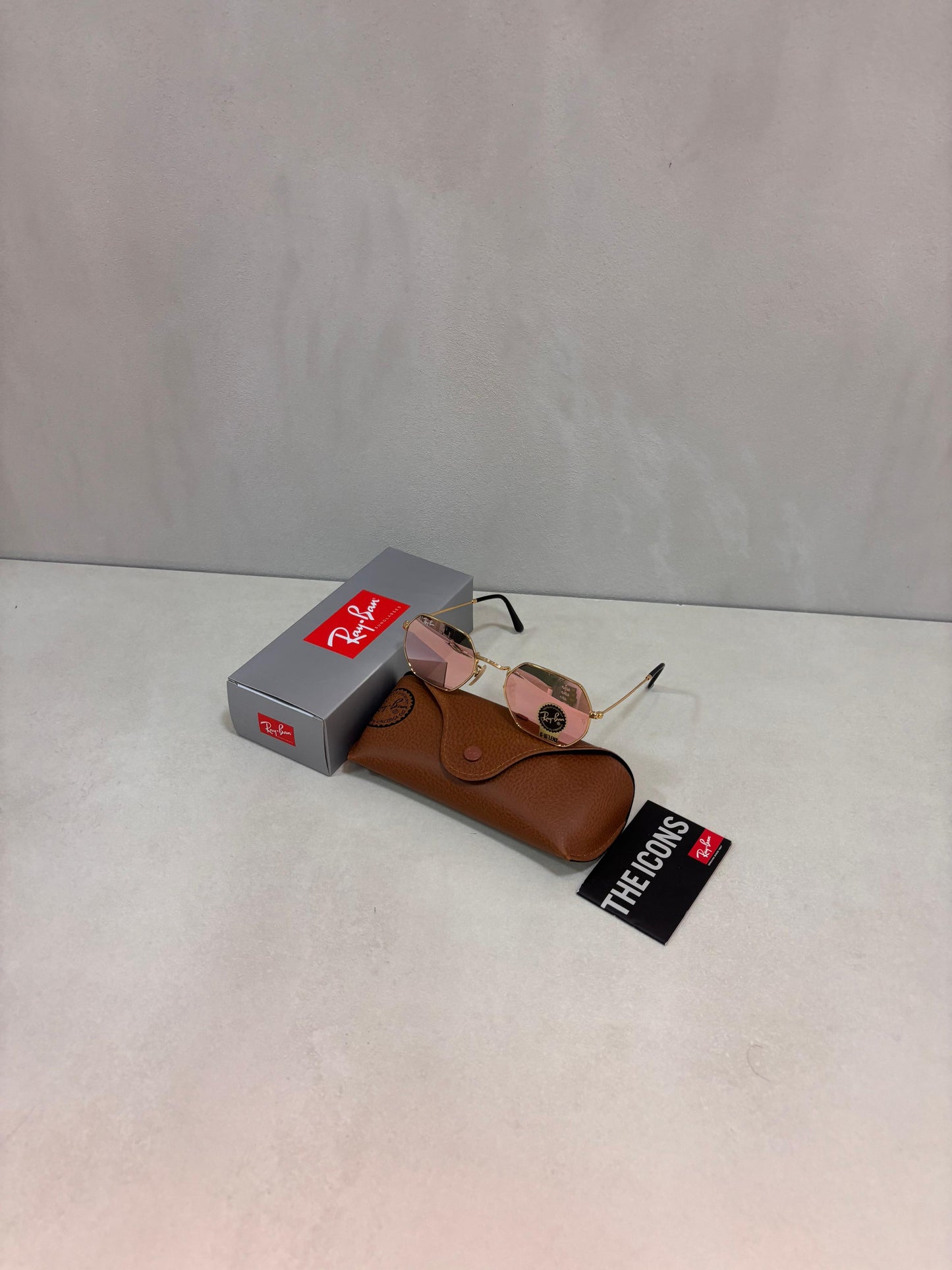 Octagonal Mirror Pink