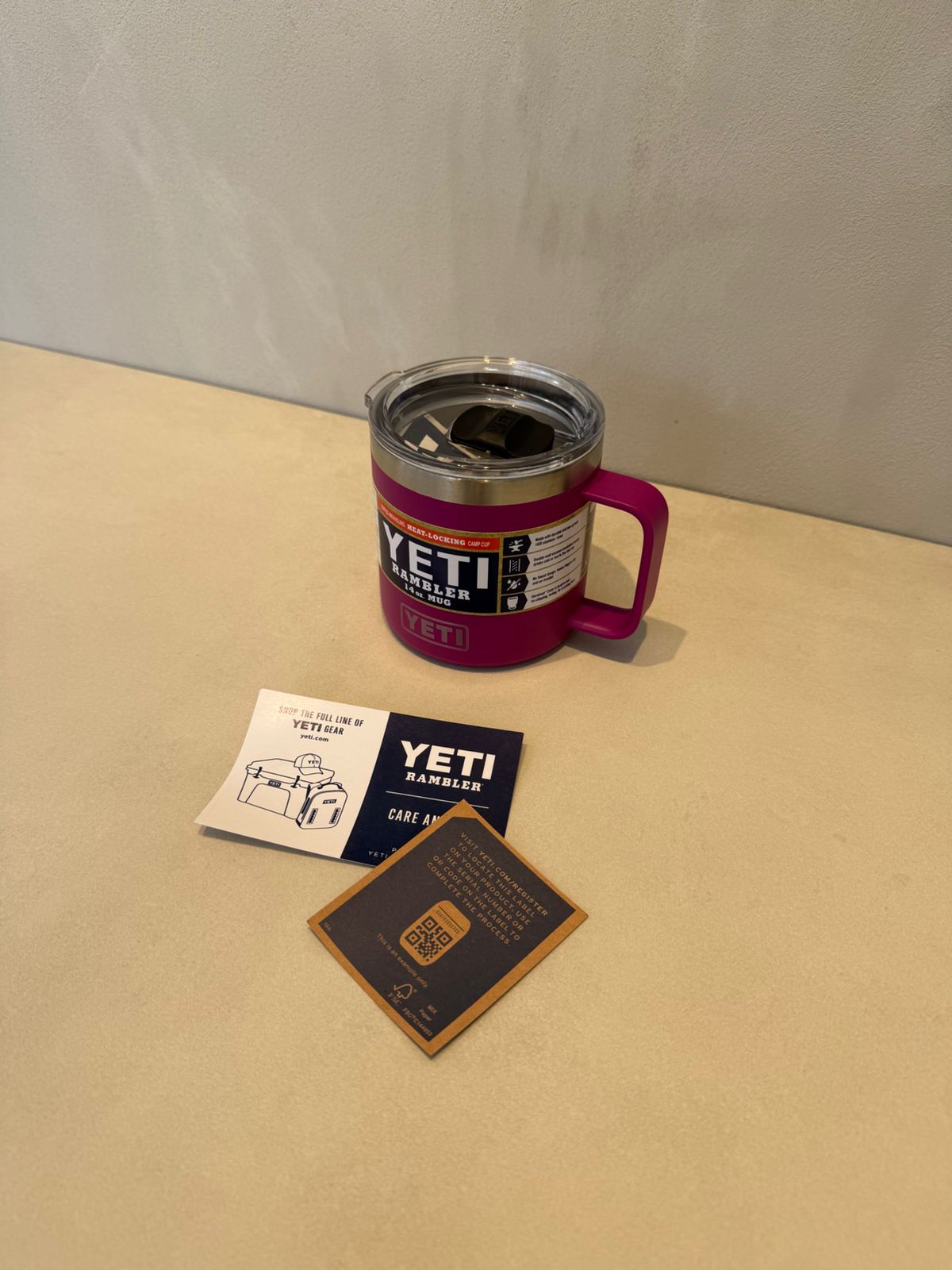 YETI rambler MUG de 14 onzas para Café - Morado -7086