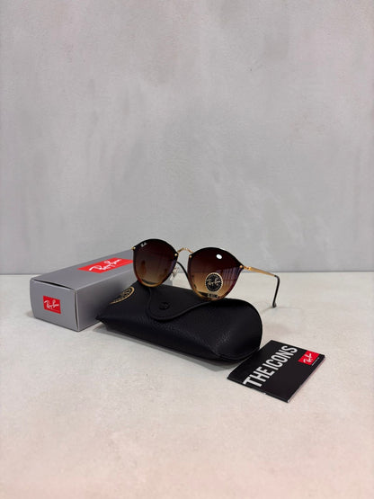 Round Blaze Gradient Brown