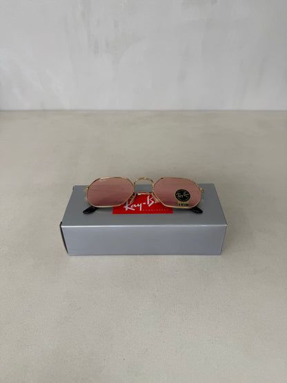 Octagonal Mirror Pink