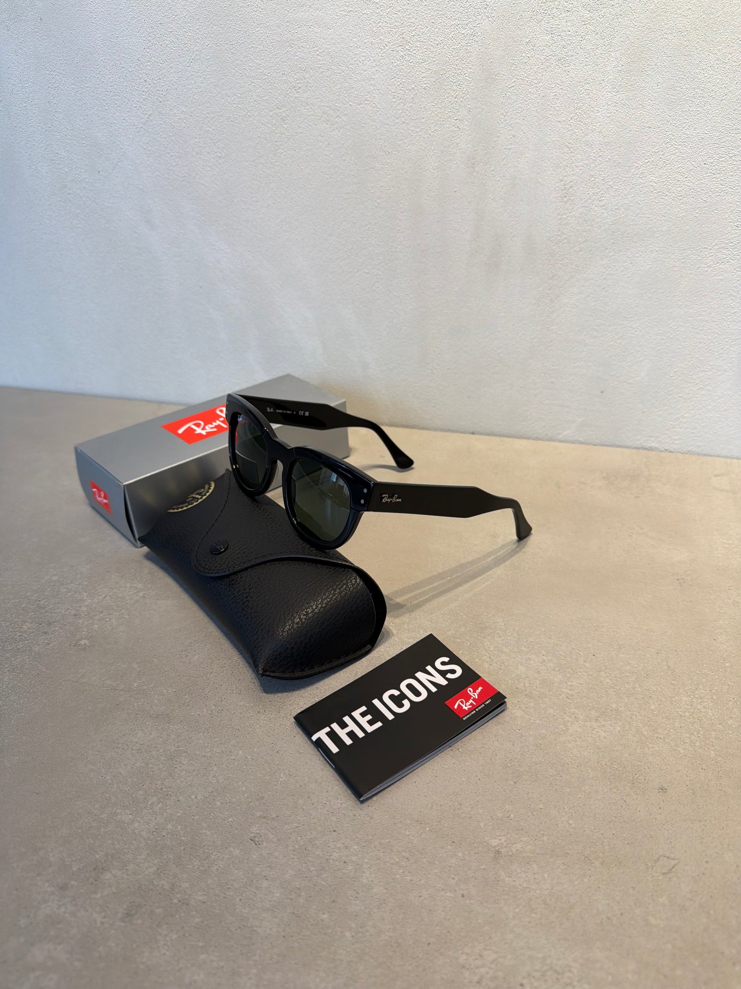 RAYBAN MEGA HAWKEYE Green Polished Black - 7165