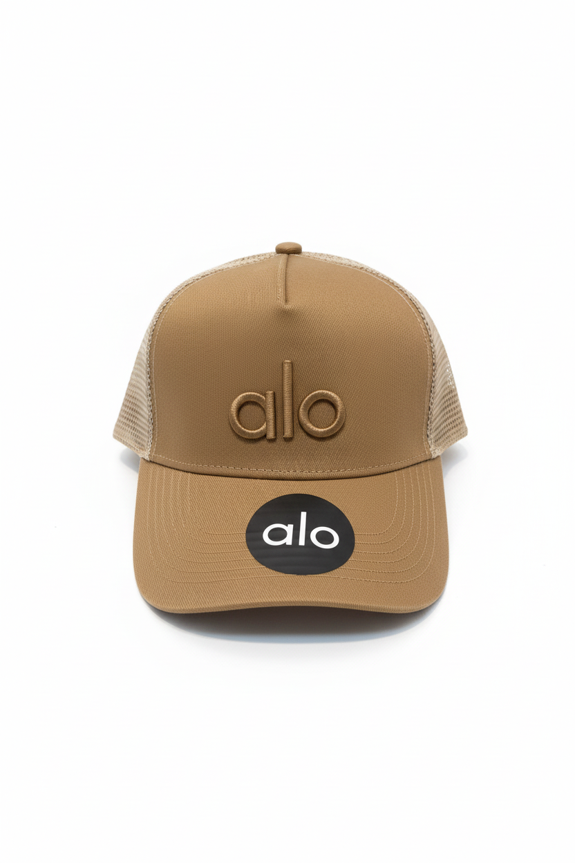 Gorra alo DUPE - Café y Beige - 7135