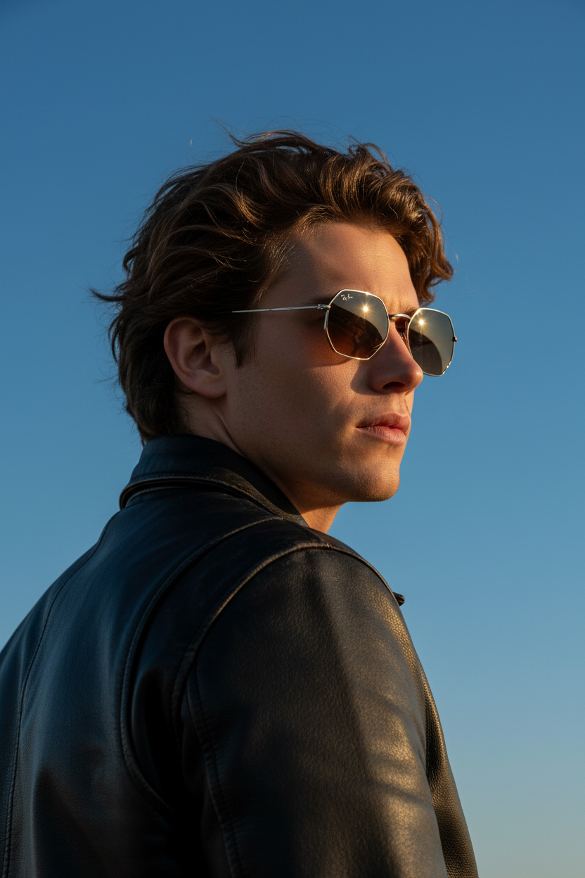 RAYBAN Octagonal Arista Brown -7028
