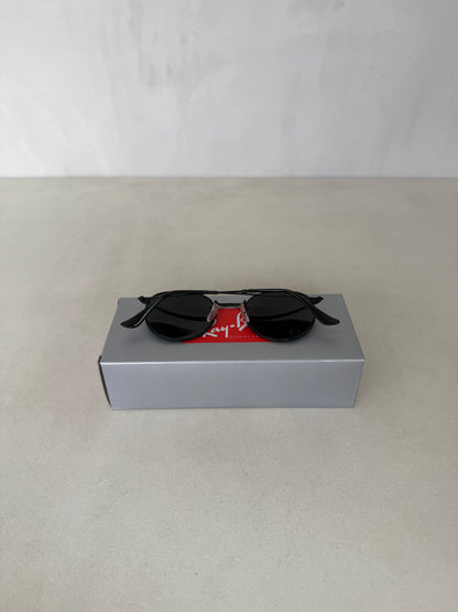 Round Metal Black Grey