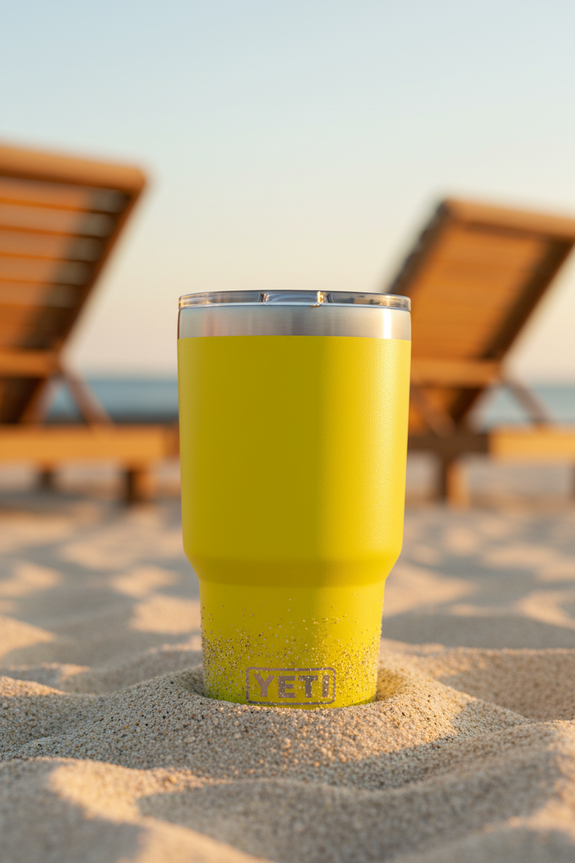 Vaso YETI tumbler de 30 onzas - Amarillo -7056